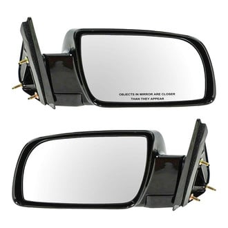 TRQ® - Driver and Passenger Side Manual View Mirrors