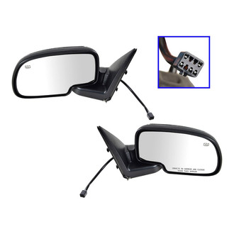 TRQ® - Driver and Passenger Side Power View Mirrors (Heated)