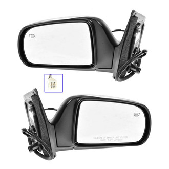 TRQ® - Driver and Passenger Side Power View Mirrors (Heated)
