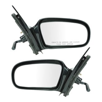 TRQ® - Driver and Passenger Side Manual View Mirrors