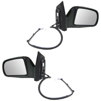 TRQ® - Driver and Passenger Side Power View Mirror Set (Non-Heated, Foldaway)