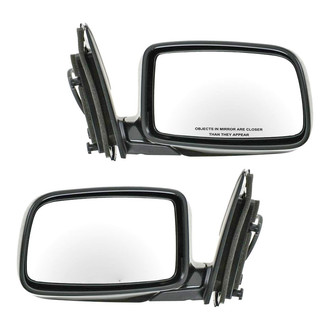 TRQ® - Driver and Passenger Side Power View Mirror Set (Non-Heated, Foldaway)