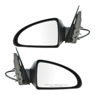 TRQ® - Driver and Passenger Side Power View Mirrors (Foldaway)