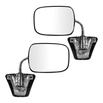 TRQ® MRA09186 - Driver and Passenger Side Manual View Mirrors