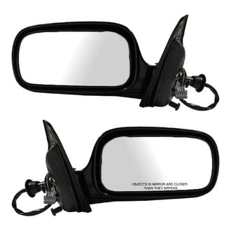 TRQ® - Driver and Passenger Side Power View Mirror Set (Heated, Foldaway)