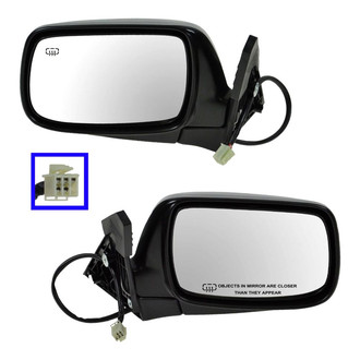 TRQ® - Driver and Passenger Side Power View Mirrors (Heated)