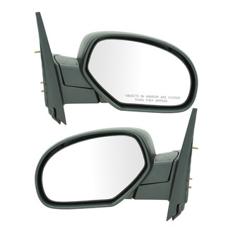 TRQ® - Driver and Passenger Side Manual View Mirrors