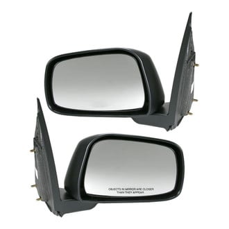 TRQ® - Driver and Passenger Side Manual View Mirrors