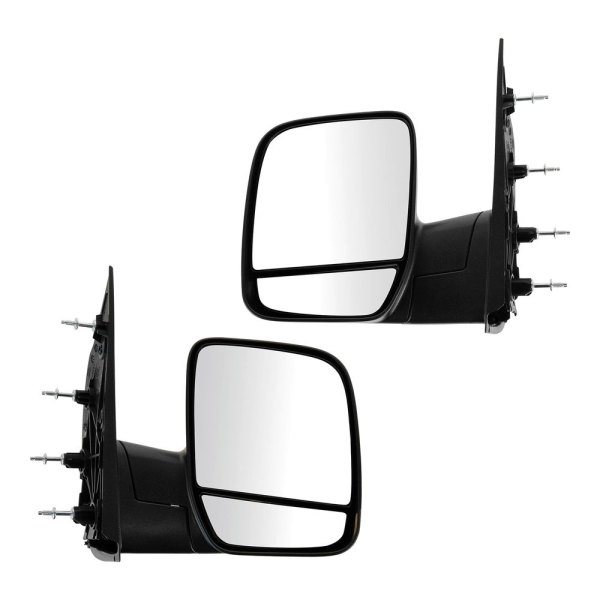 TRQ® - Driver and Passenger Side Manual View Mirrors