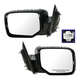 TRQ® - Power Foldaway Side View Mirror Set