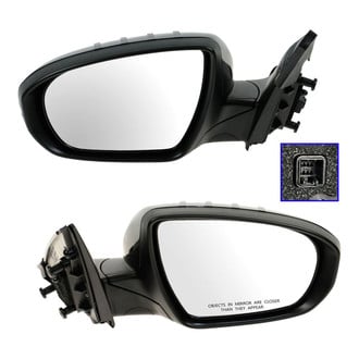 TRQ® - Driver and Passenger Side Power View Mirror Set (Non-Heated, Foldaway)