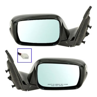 TRQ® - Driver and Passenger Side Power View Mirrors (Heated)