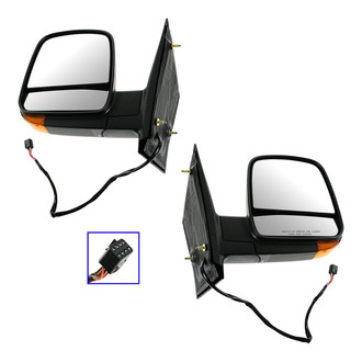 TRQ® - Power Side View Mirror Set (Heated, Foldaway)