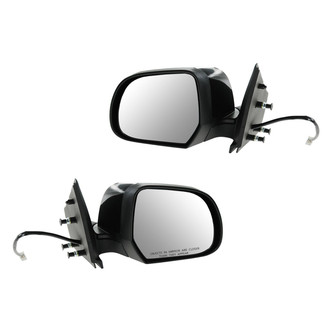 TRQ® - Driver and Passenger Side Power View Mirror Set (Non-Heated, Foldaway)