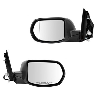 TRQ® - Driver and Passenger Side Power View Mirror Set (Non-Heated, Foldaway)