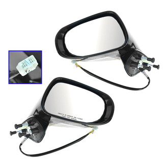 TRQ® - Driver and Passenger Side Power View Mirrors (Heated)