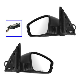TRQ® - Driver and Passenger Side Power View Mirrors (Heated)
