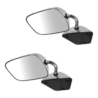 TRQ® - Driver and Passenger Side Manual View Mirrors