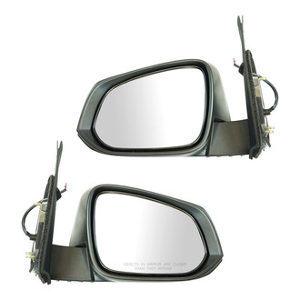 TRQ® - Power Heated Foldaway Side View Mirror Set