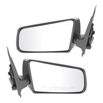 TRQ® - Driver and Passenger Side Manual View Mirrors