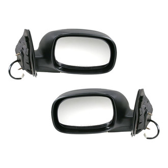TRQ® - Driver and Passenger Side Power View Mirrors (Foldaway)