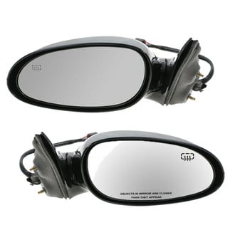 TRQ® - Driver and Passenger Side Power View Mirrors (Heated, Foldaway)