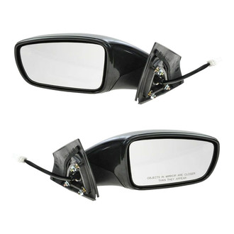 TRQ® - Driver and Passenger Side Power View Mirror Set (Heated, Foldaway)
