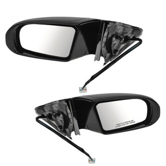 TRQ® - Driver and Passenger Side Power View Mirror Set (Non-Heated, Foldaway)