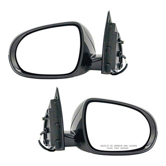 TRQ® - Driver and Passenger Side Power View Mirror Set (Heated, Foldaway)