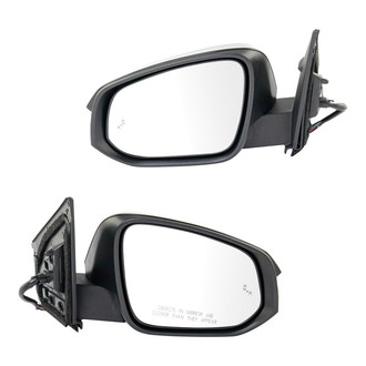 TRQ® - Power Side View Mirror Set (Heated, Foldaway)