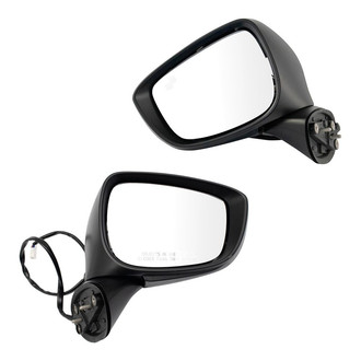 TRQ® - Driver and Passenger Side Power View Mirror Set (Non-Heated, Foldaway)