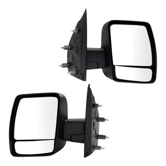 TRQ® - Driver and Passenger Side Manual View Mirrors