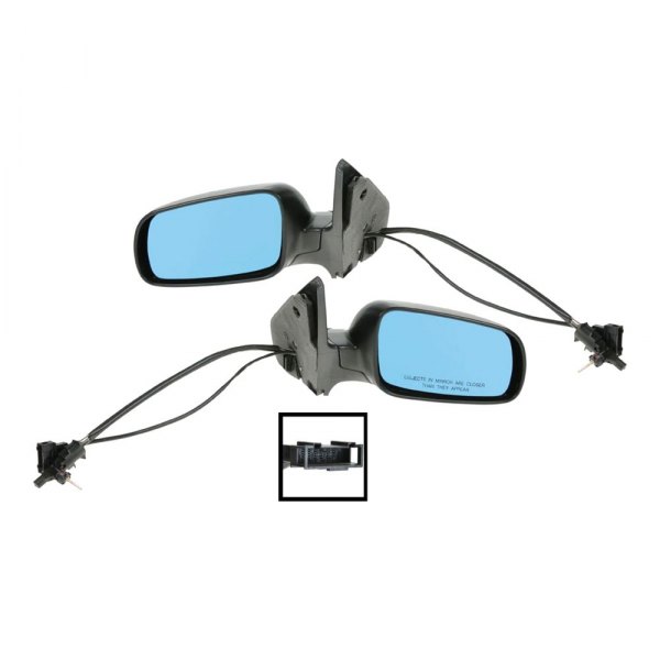 TRQ® - Driver and Passenger Side Manual Remote View Mirrors