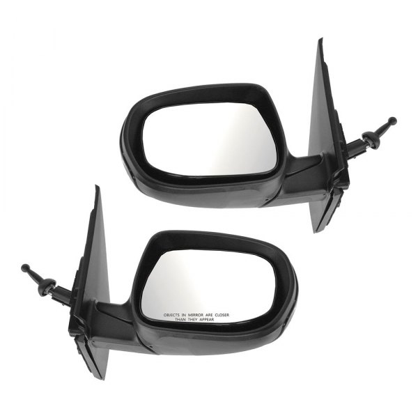 TRQ® - Driver and Passenger Side Manual Remote View Mirror Set