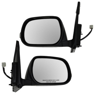 TRQ® - Driver and Passenger Side Power View Mirror Set (Heated, Foldaway)