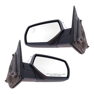 TRQ® - Driver and Passenger Side Manual View Mirror Set (Non-Heated)