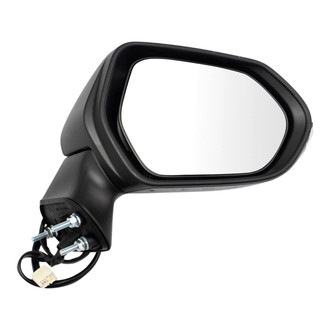 TRQ® - Power Heated Manual-Foldaway Side View Mirror