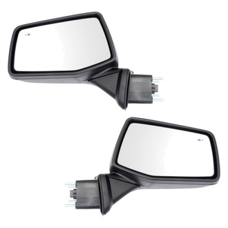 TRQ® - Power Heated Manual-Foldaway Side View Mirror