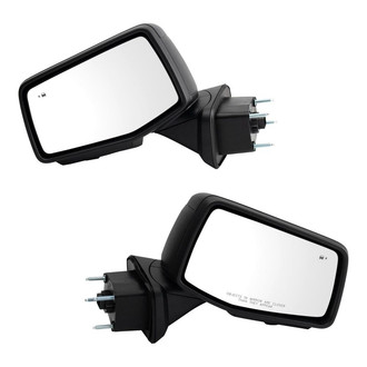 TRQ® - Driver and Passenger Side Power View Mirrors (Heated, Foldaway)