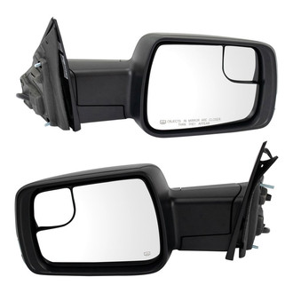 TRQ® - Driver and Passenger Side Power View Mirror Set (Heated, Foldaway)