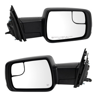 TRQ® - Driver and Passenger Side Power View Mirrors (Heated, Foldaway)