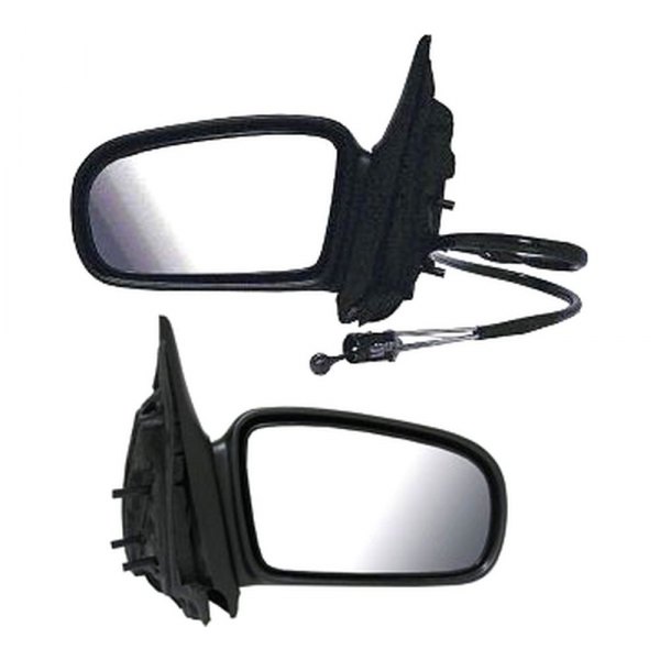 TRQ® - Driver and Passenger Side Manual Remote View Mirrors
