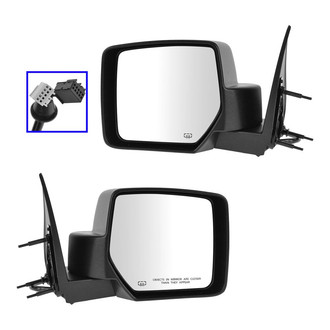 TRQ® - Driver and Passenger Side Power View Mirrors (Heated)
