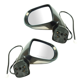TRQ® - Driver and Passenger Side Power View Mirror Set (Heated, Foldaway)