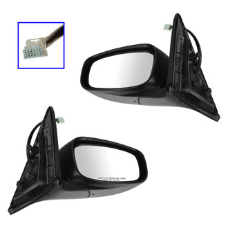 TRQ® - Power Heated Side View Mirror Set