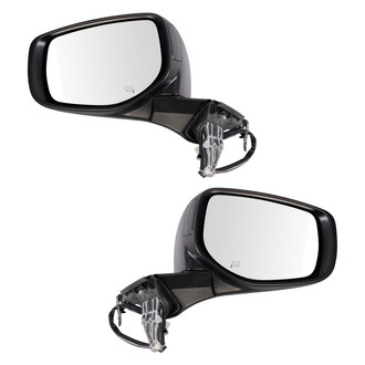 TRQ® - Power Heated Manual-Foldaway Side View Mirror