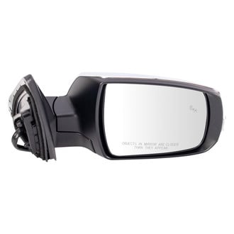 TRQ® - Passenger Side Power View Mirror (Heated, Foldaway)