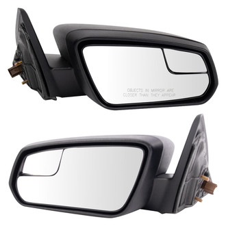 TRQ® - Driver and Passenger Side Power View Mirror Set (Non-Heated, Foldaway)