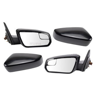 TRQ® - Driver and Passenger Side Power View Mirror Set (Non-Heated, Foldaway)