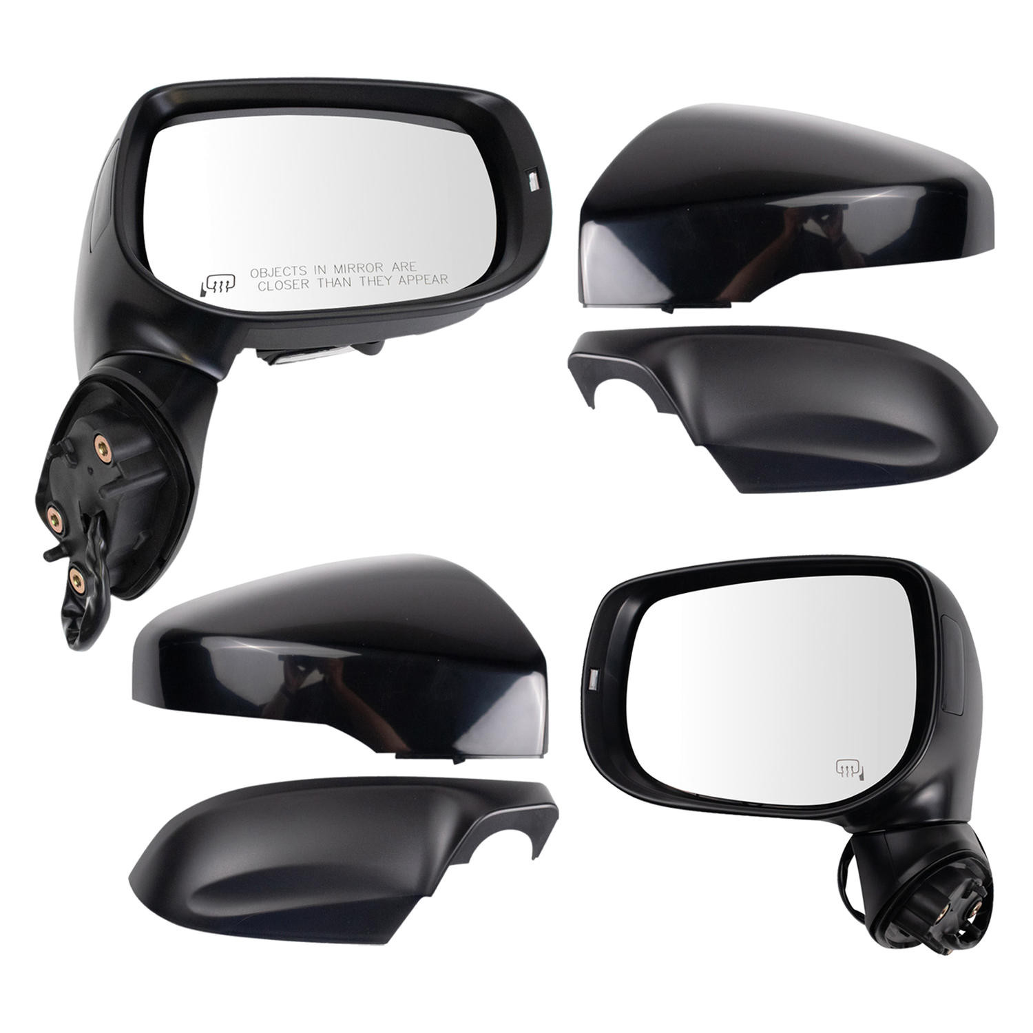 TRQ® MRA11274 - Driver and Passenger Side Power View Mirror Set